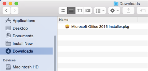 office for mac 2016 installer